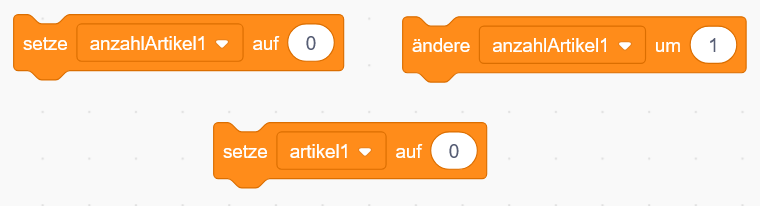 Variante 1 mit Variablen