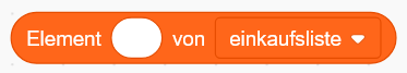 Variante 1 für die Aussage der Listenwerte